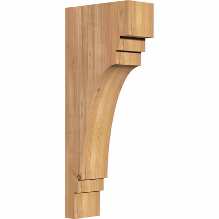 Pescadero Smooth Corbel, Western Red Cedar, 3 1/2W X 8D X 20H